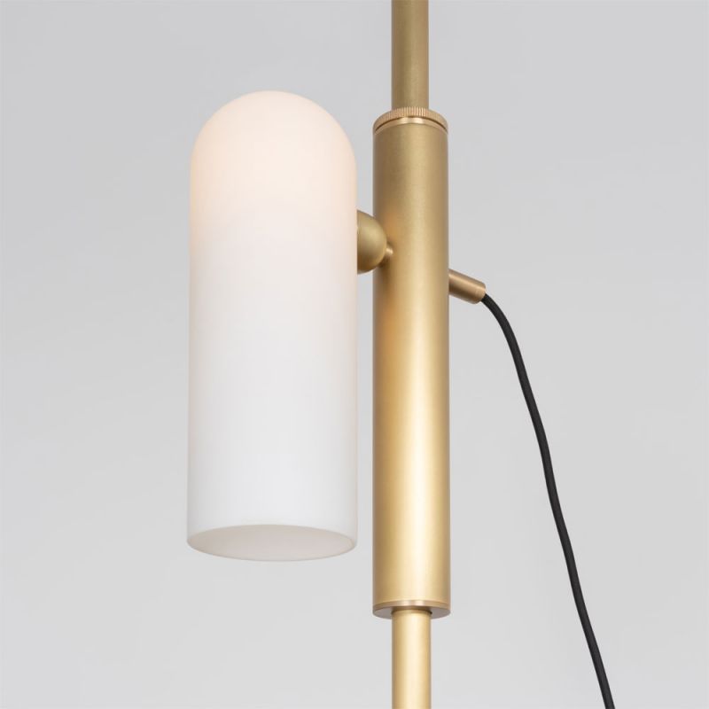 Schwung Odyssey 1 Burnished Brass Floor Lamp